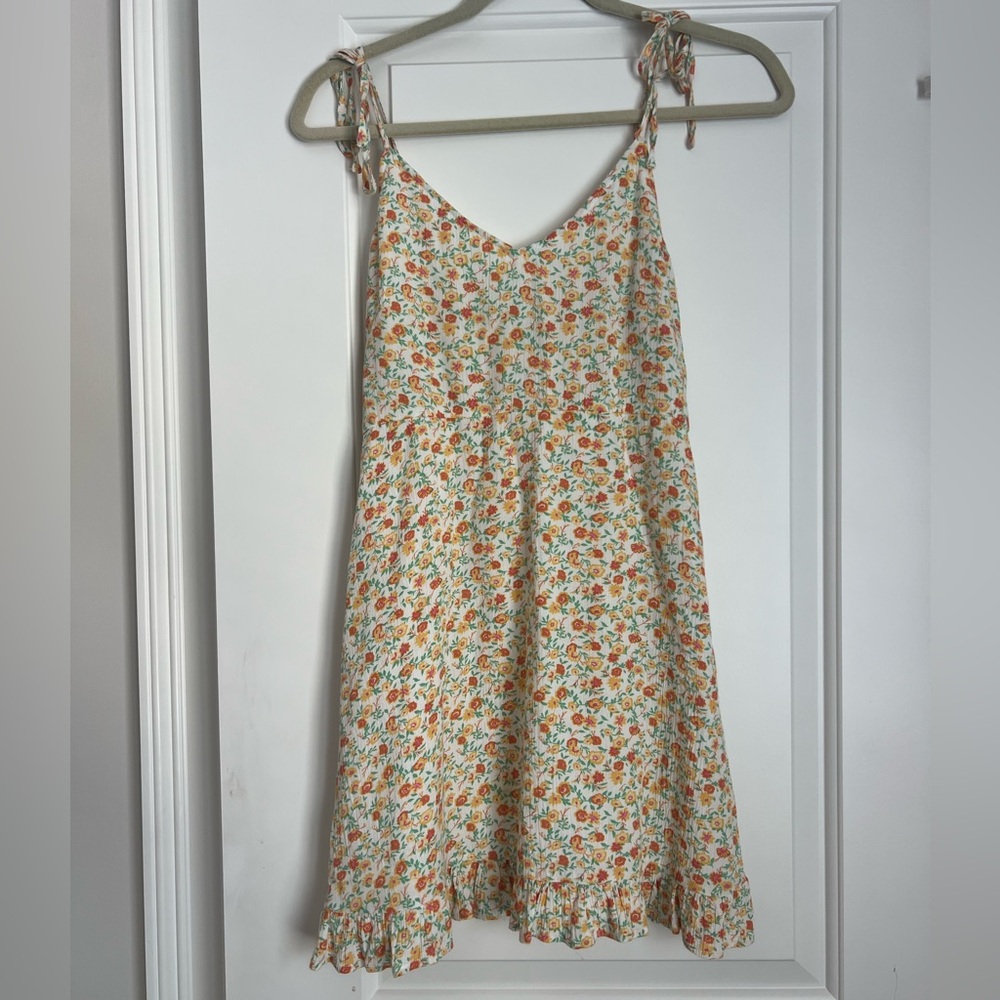 Billabong Floral Tie-Strap Dress